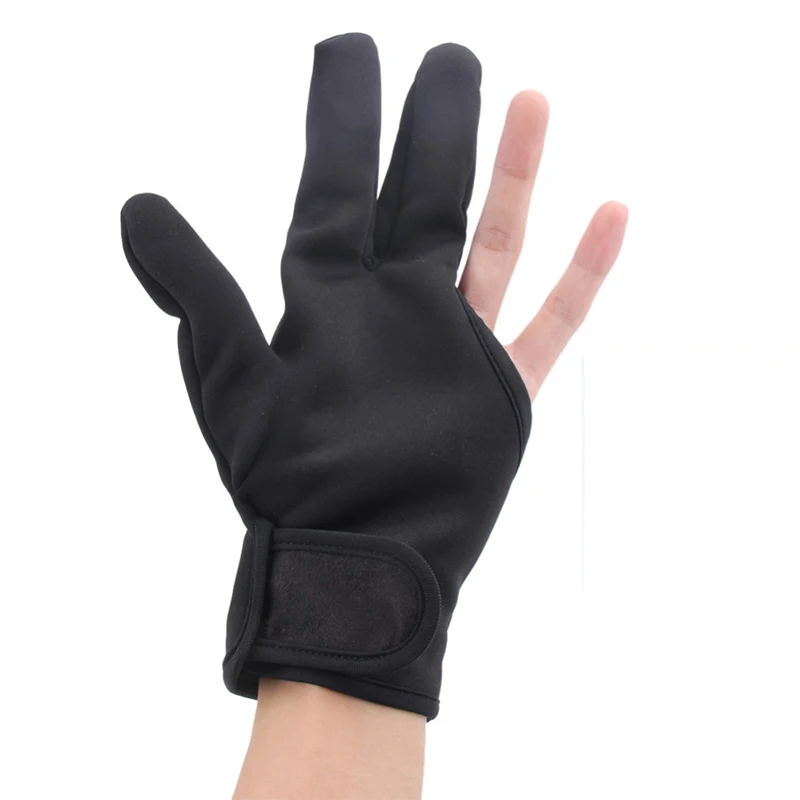 Hairdressing Three Fingers Anti-hot glove For Flat Iron Heat Resistant Hair Straightening Curling Glove Styling Household Gloves