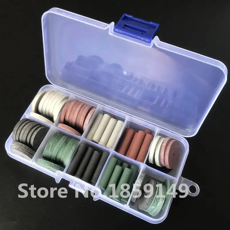 

80pcs/set Dental Lab Materials 40pcs Rubber Polishing Wheel+40pcs Rubber Polishing Granule