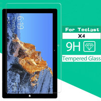 Premium Explosion Proof Tempered Glass Film For Teclast X4 11.6 Inches Glass Screen Protector Film Front Clear Cover + Cloth