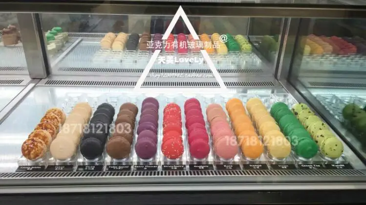 Acrylic macarons macarons box dessert table transparent display box bracket cake dessert display rack custom