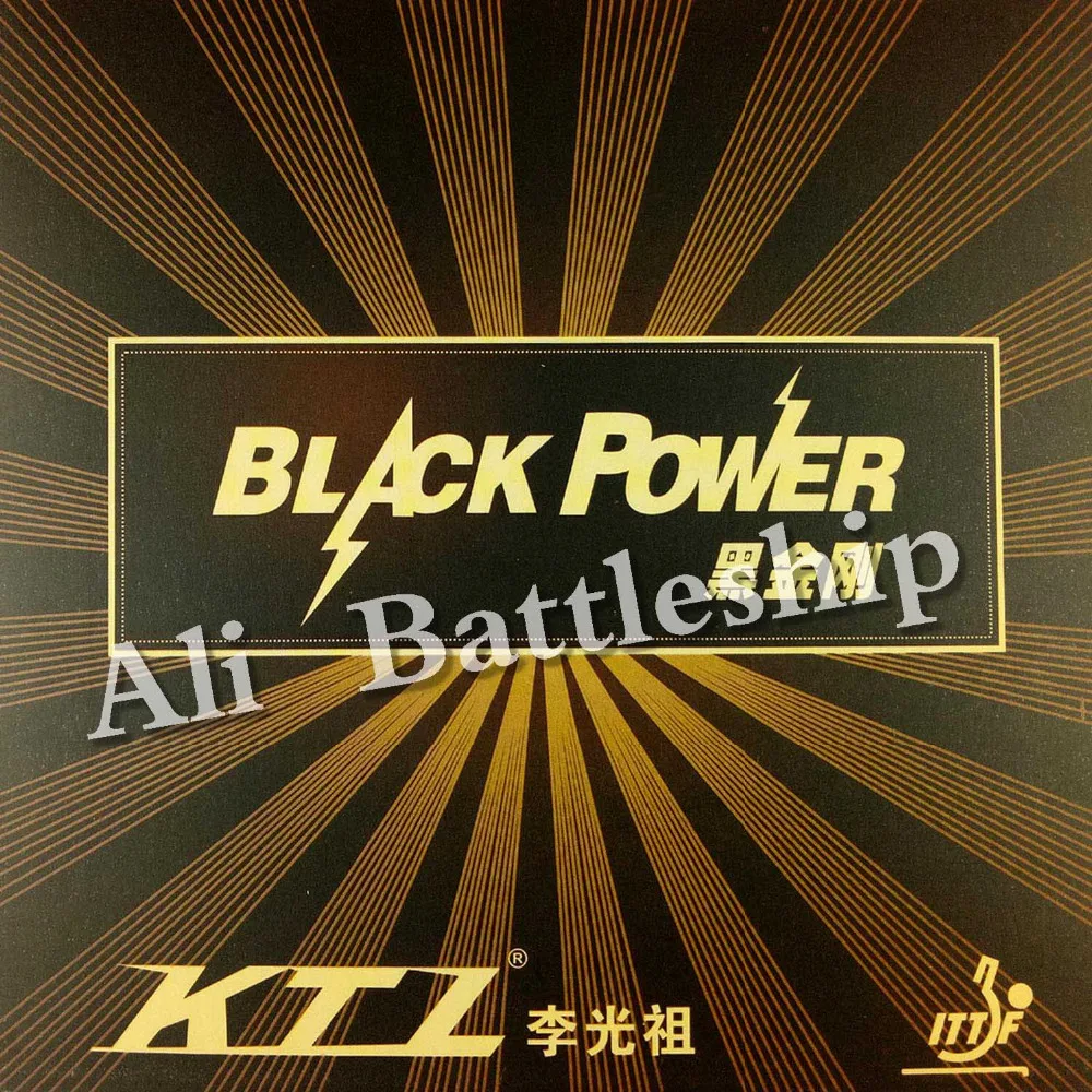 Original KTL BLACKPOWER pips-in table tennis pingpong Strong Friction rubber with Golden Cake sponge