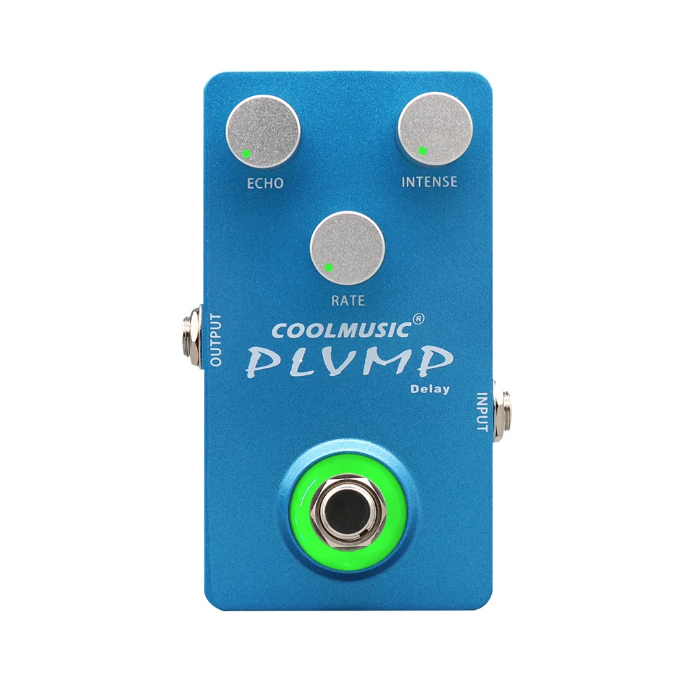 Bass Electric Guitar Delay Pedal Plump Effect True Bypass Coolmusic Full Metal Shell Musical Instrument Professional Accessories