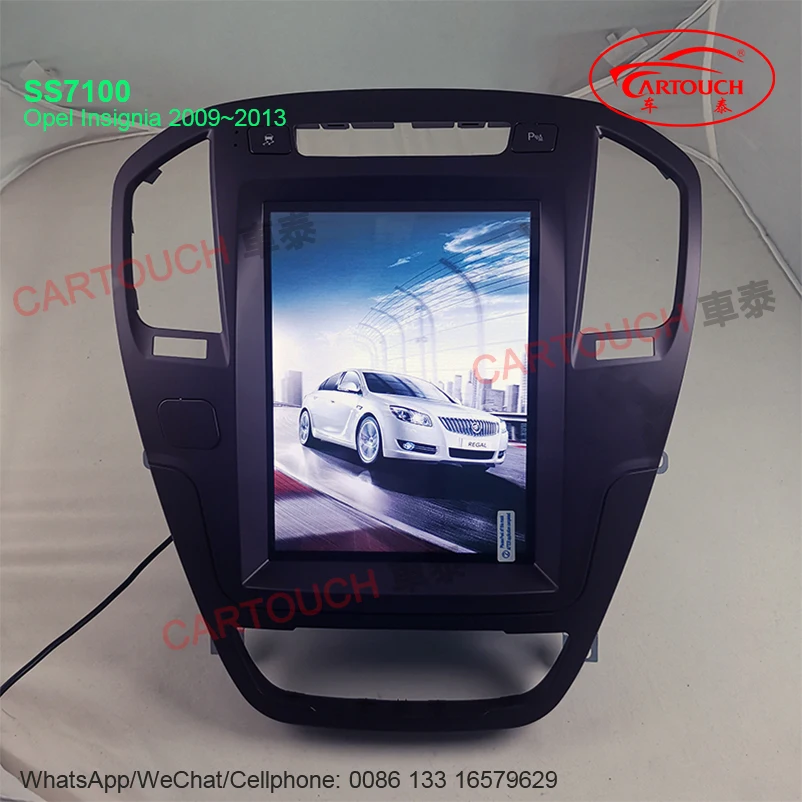 For Opel Insignia 2008~2015 Car GPS Radio Vertical IPS Screen Tesla Style Android Car GPS Multimedia Player Carplay