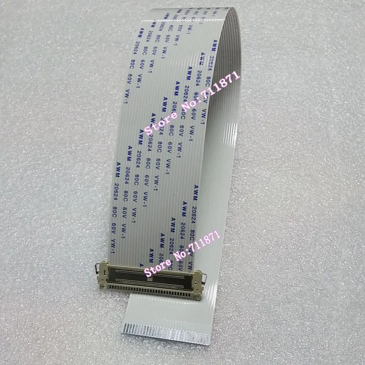 300mm 1.0 passo tipo b 30p espaçamento de cabo plano flexível 1.0mm reverso 30pin fita macia linha ffc 1.0mm 30p a 30 pinos cabo ffc