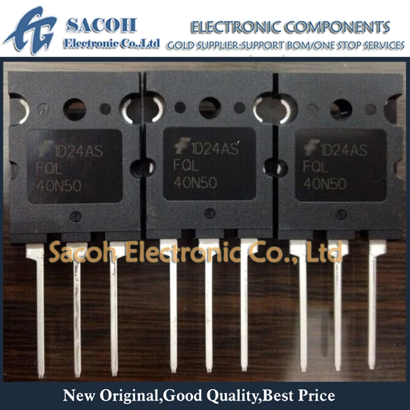 New Original 2Pcs/Lot FQL40N50 FQL40N50F OR FQL50N40 TO-264 40A 500V N-Channel MOSFET Transistor