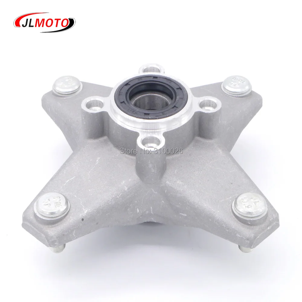 Lewa/Prawa Piasta Koła Przedniego M10 155mmX4 z Śrubami Pasuje do Yamaha ATV Raptor YFZ 450 700 700R YFM700R 2006 2007-2013 Quad