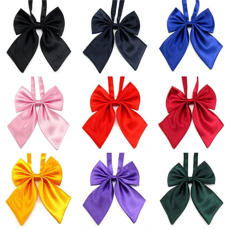 

HOOYI 2019 solid bow ties women's butterfly bowtie BOWS