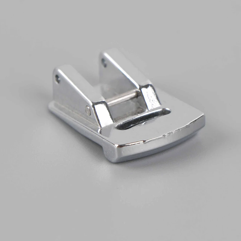 1PC Rolled Hem Curling Sewing Presser Foot For Sewing Machine Singer Janome Sliver Tone