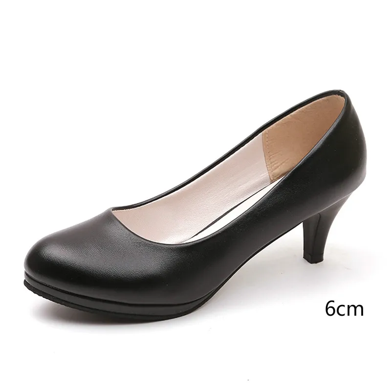 Black Women\'s OL Pumps 2019 Spring and Autumn Comfortable Female High Heels Working Shoes Office Ladies Pumps