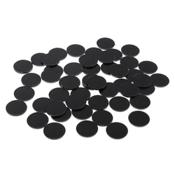 50pcs Plastic Round Base 22mm Miniature Display Stand RPG Wargames Accessory