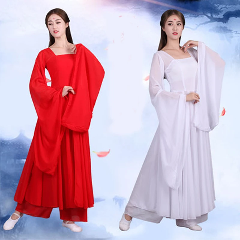 

Han and Tang Dynasties classical dance costume Han Chinese clothing women's wide sleeves Chinese dance performances fairy costum