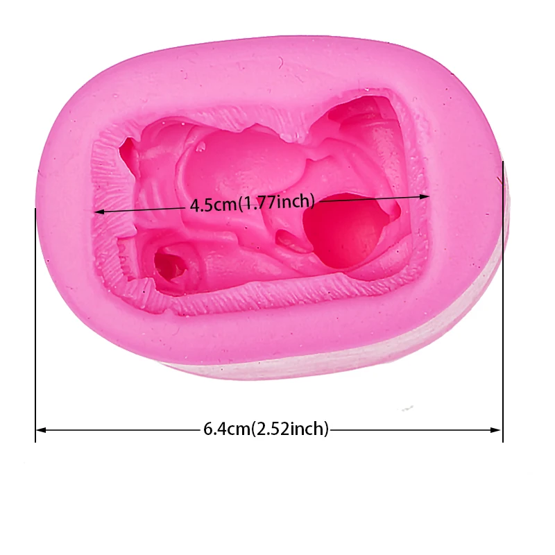 God of wealth Silicone soap Mold chocolate Fondant moulds baking DIY party cake Decorating Tools  F0500