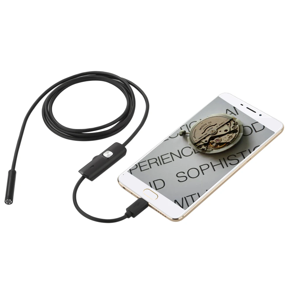 1M 2M 5M 3.5M  7mm Lens Inspection Pipe Endoscope Mini USB Camera Snake Tube with 6 LEDs Borescope for Android Phone PC