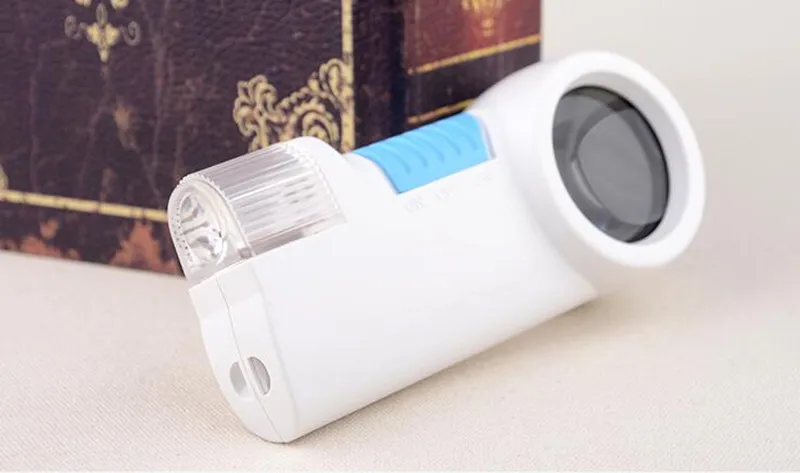 30X 38MM LED Illuminated Pocket Handheld Reading Newspaper Elderly People Magnifier Loupe Reading Glass