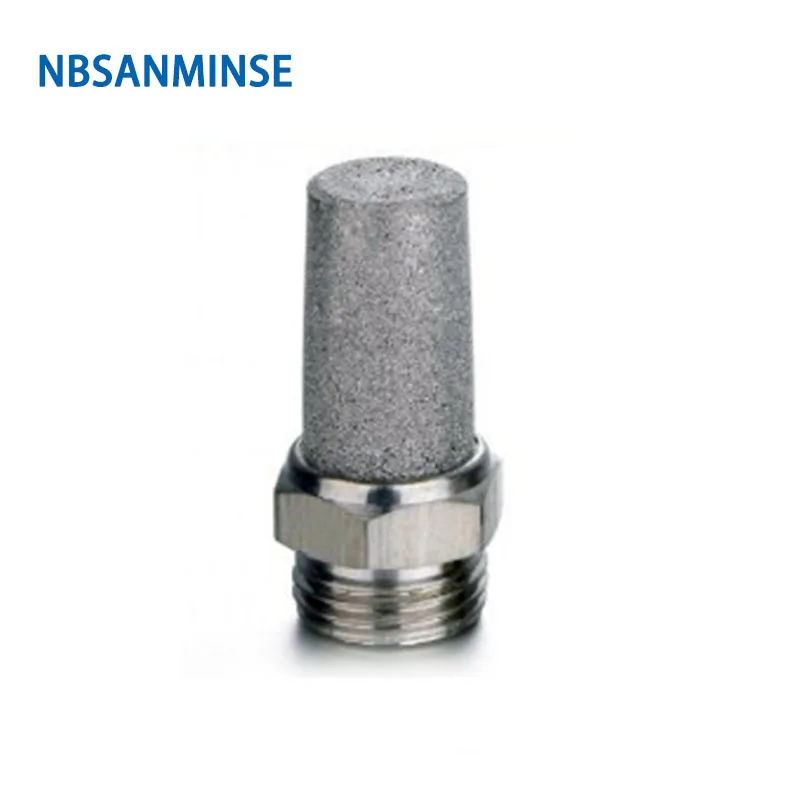 

NBSANMINSE 10Pcs/lot BSL-SSA Muffler Pneumatic Stainless Steel Silencer 1/8 1/4 3/8 1/2 Valve Cylinder Parts SS304