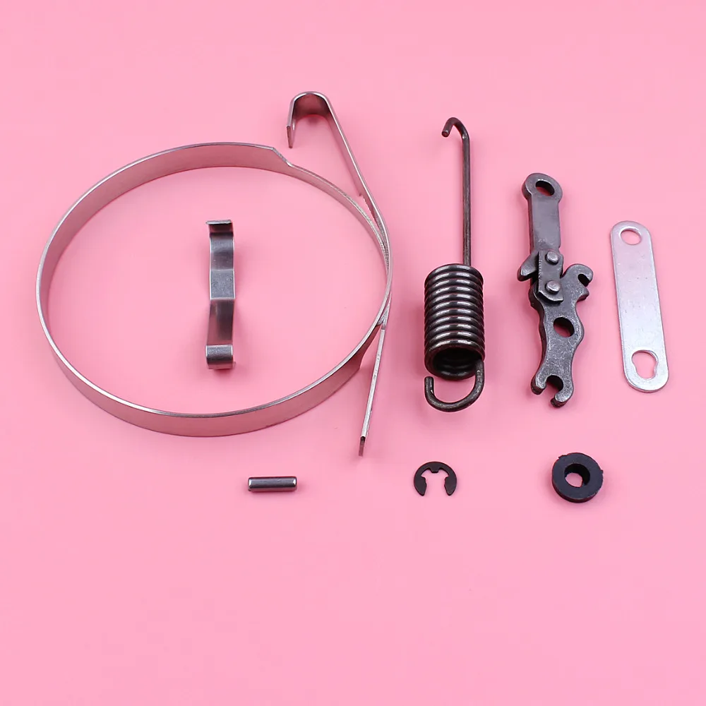 Imagem -06 - Faixa de Freio de Corrente Kit Reparo Mola Plana Conjunto para Stihl Ms180 Ms170 018 017 ms 180 170 Peças Motosserra