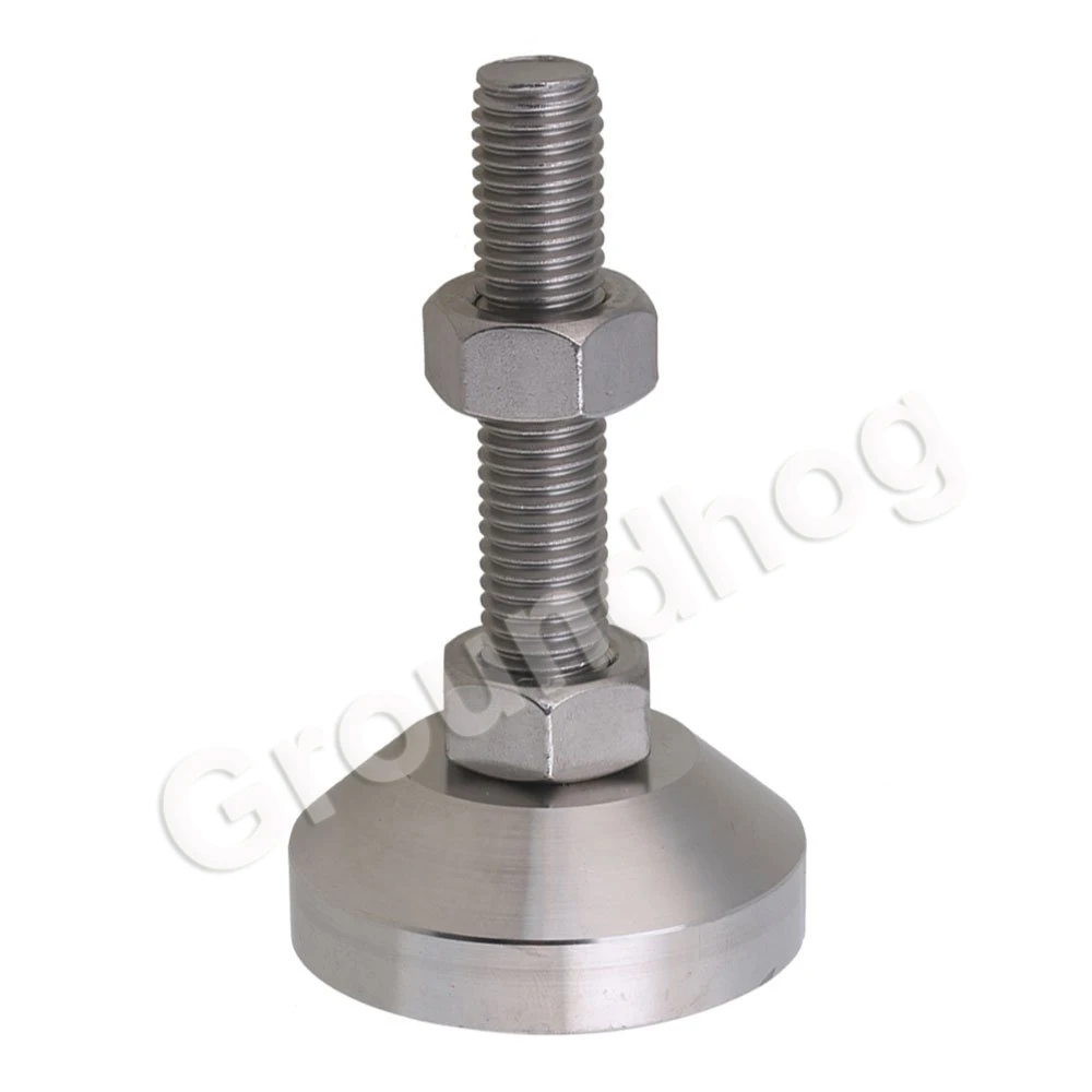 4Pcs Adjustable Feet Thread Dia M12x50mm Fixed Universal Leveling Stainless Steel feet foot for Machine Furniture 1.5 ton load