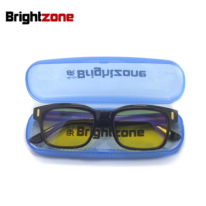 Bright Zone-filtro de luz azul antifatiga y bloqueo UV para hombre, protección contra la tensión ocular, gafas de ordenador con estilo de juego