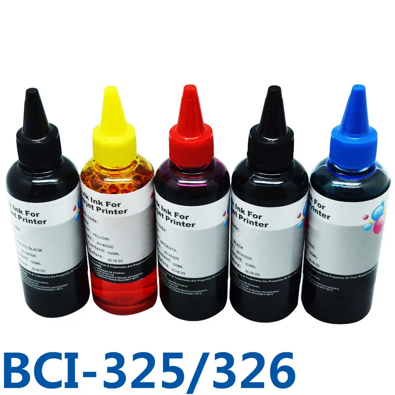 BCI325 326 Printer Ink Refill Kit Bulk Ink For Printer For Canon PIXUS MG5230/5130/6130/8130/MG6230/MG8230/MG5330/IP4830/IP4930