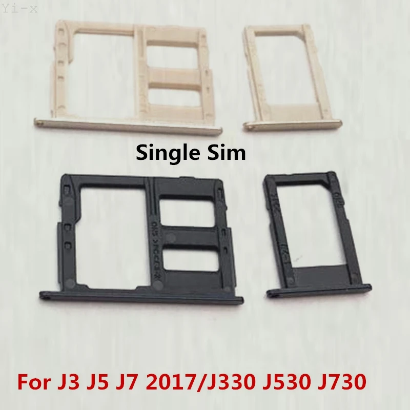 10 sztuk/partia karty Sim tacka gniazdo dla Samsung J3 J5 J7 2017 J330 J530 J730