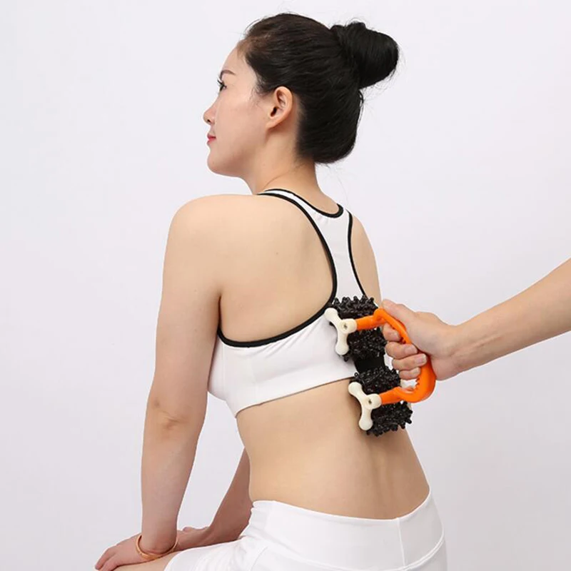 HANRIVER Lunar rover manual roller type back waist foot body massager multi-function roller.