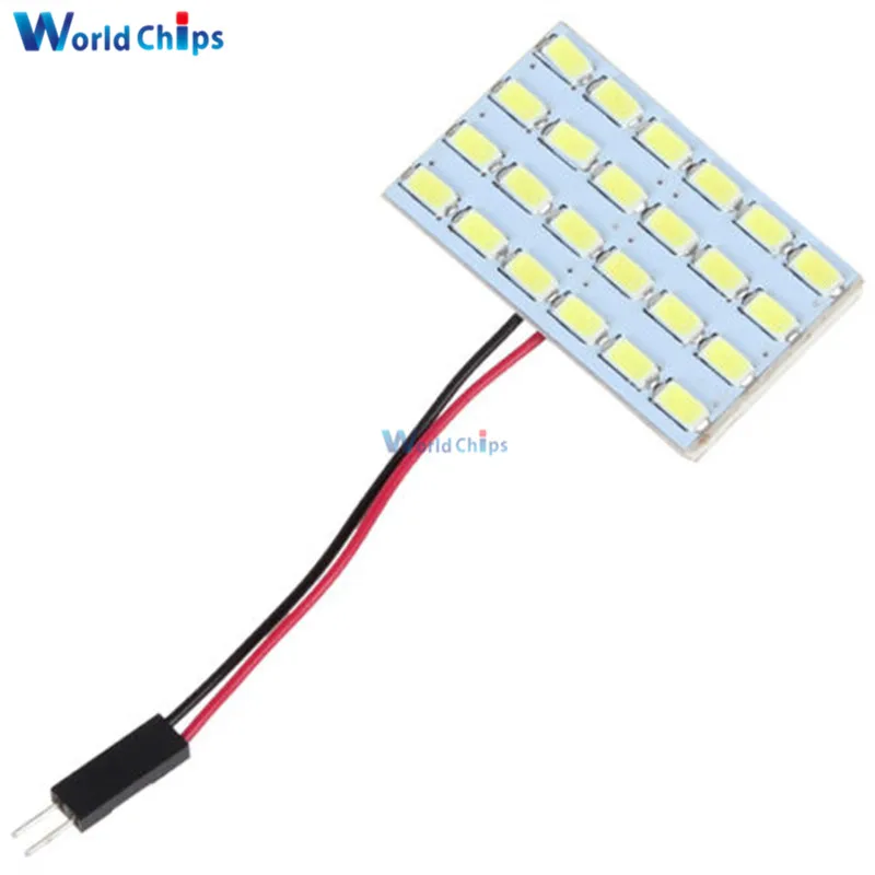 12V 3W 24 Led Board Car Interior Dome Energy Saving Lamp Board 5730 Module Reading Lamp Light Super Bright 44 x 5 x 30mm