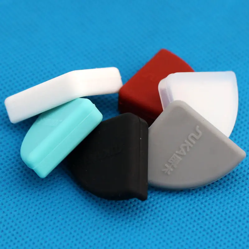 

10x Window Door Edge Guards Table Furniture Corner Safety Bumpers Adhesive Silicone Grey Red White Black Aqua Transparent