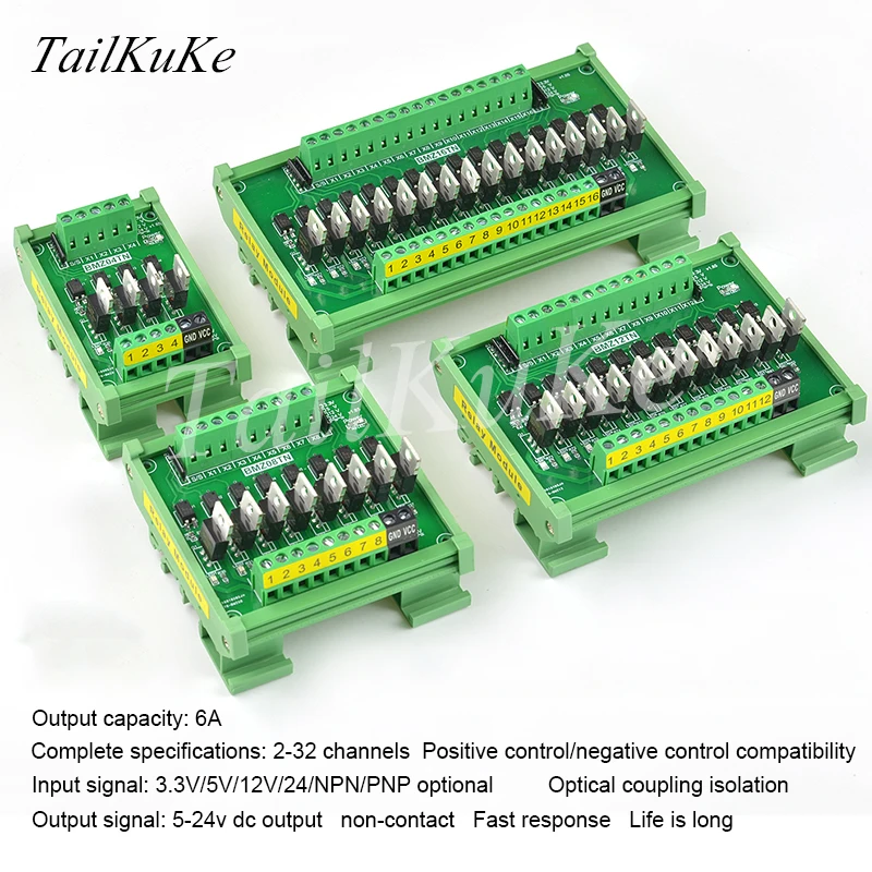 

Single Chip Microcomputer PLC Signal Amplifier Board Input and Output NPN/PNP Input Photocoupler Isolation