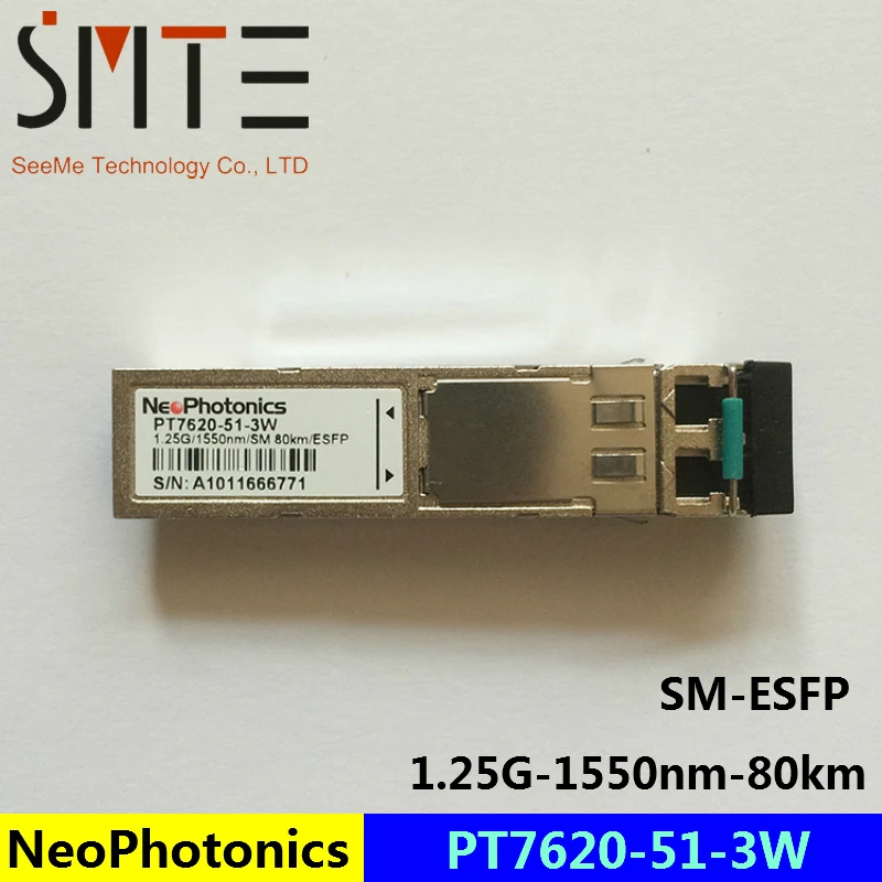 

NeoPhotonics PT7620-51-3W 1.25G-1550nm-80km-SM-ESFP fiber optical transceiver