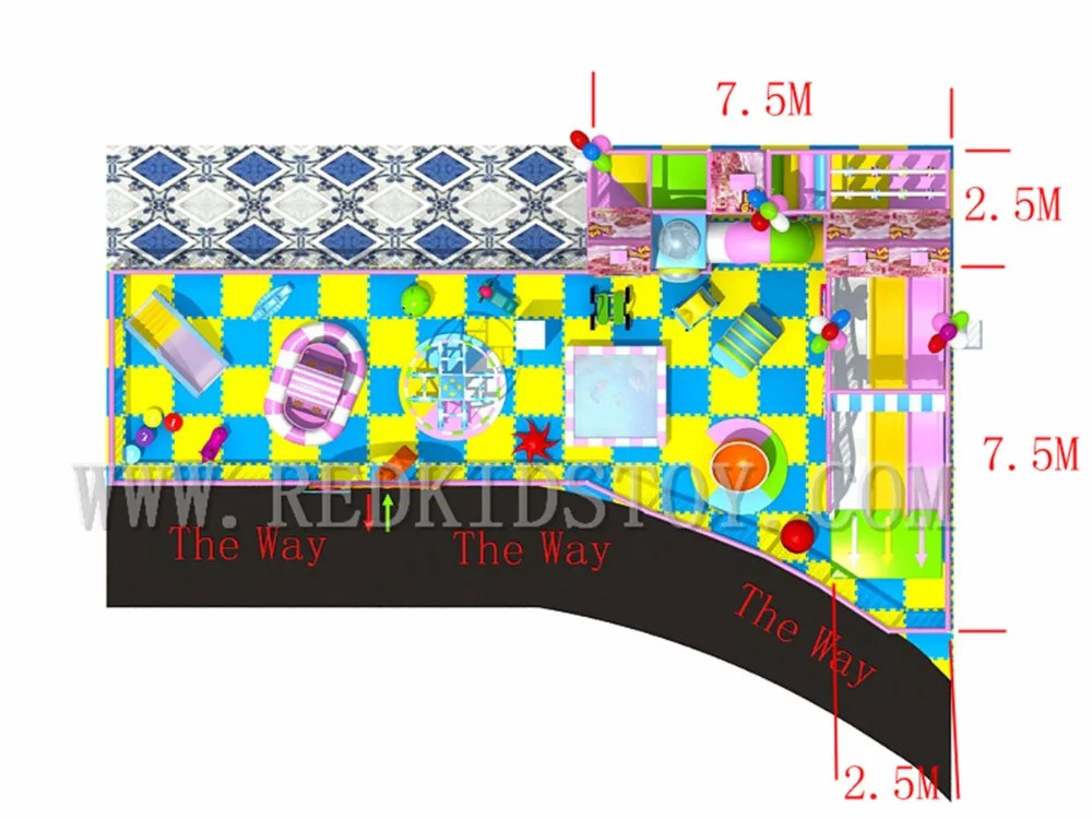Geëxporteerd naar UFA Stad Rusland Prachtige Indoor Speeltuin Directe Fabriek Parque De Juegos Infantil 160624b