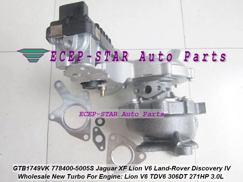 

Turbo with electronic Actuator GTB1749VK 778400 778400-5004S 778400-5003S 7784005004S 7784005003S 778400-0003 LR029915 LR013202