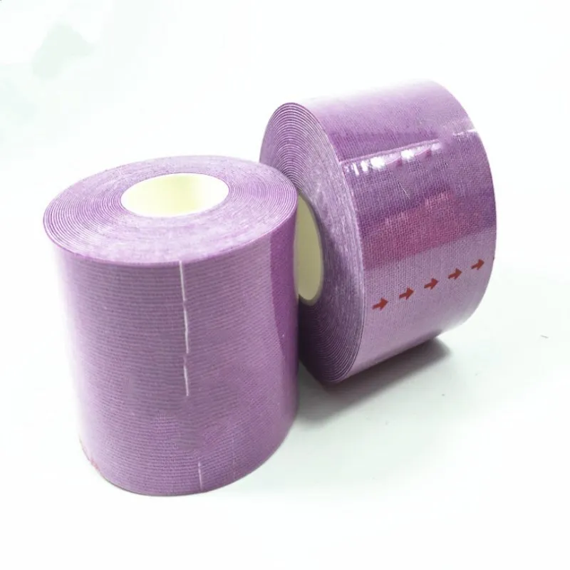 2 Rolls 5Cm X 5M Sport Spier Tape Katoen Elastische Lijm Spier Bandage Care Strain Injury Ondersteuning Meerdere delen Van Het Lichaam