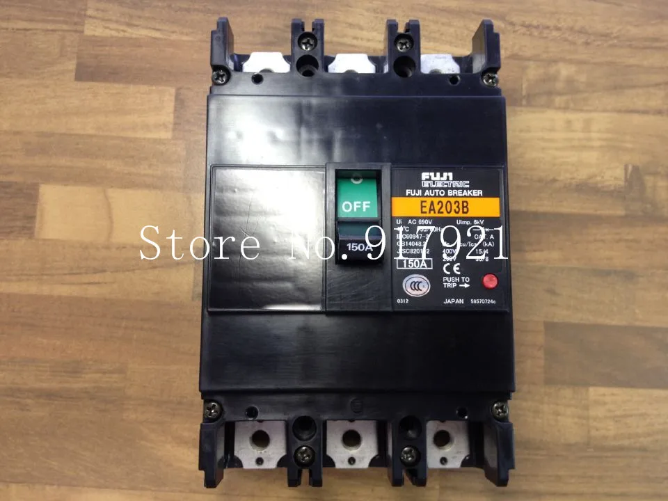 [ZOB] Original Japan Fuji FUJI EA203B circuit breaker 3P150A imported three-phase air switch