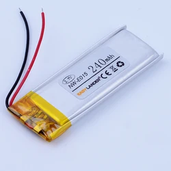 3.7V 240mAh Replacement li Polymer Li-ion Battery For Sony Walkman NW- E015F NW-E016F E026F E025F E013F MP3 bluetooth headset