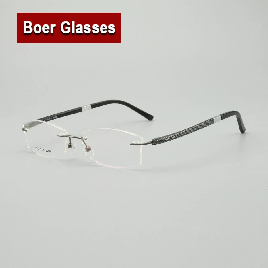 

Quality Big sale Classical Optical Eyeglasses eye glasses RX Eyewear women Rimless Glasses Prescription Spectacle frame #6288