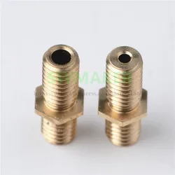 2pcs ULTIMAKE R Hot End Isolator Tube Throat M6*20mm Copper 1.75mm/3.0mm For 3D Printer Parts High Quality
