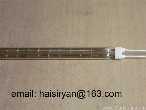 customized 300w 500mm quartz heater tube Electric halogen IR quartz glass infrared heat bulbs