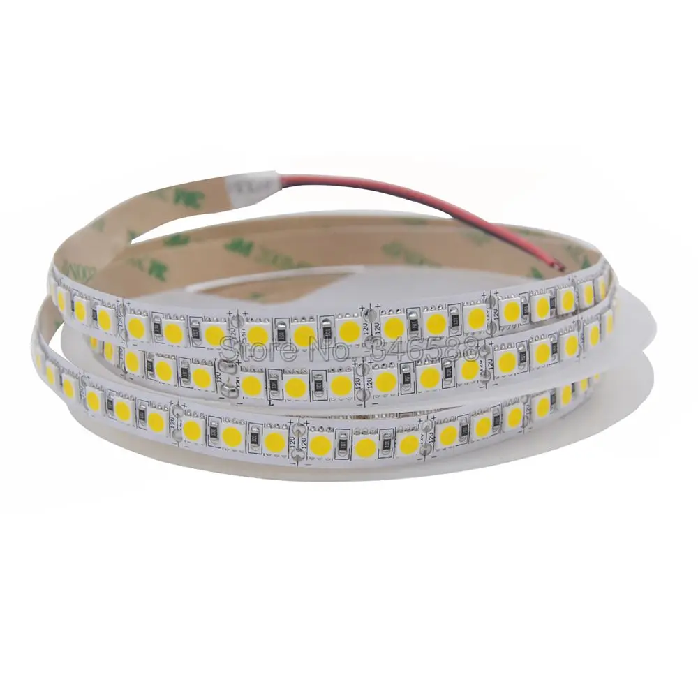 5m SMD 5050 LED Strip DC 12V 24V 120LEDs/m Flexible LED Strip Tape RGB CCT Neutral Warm Cool White 4 in 1 RGBW RGBWW IP20 IP65