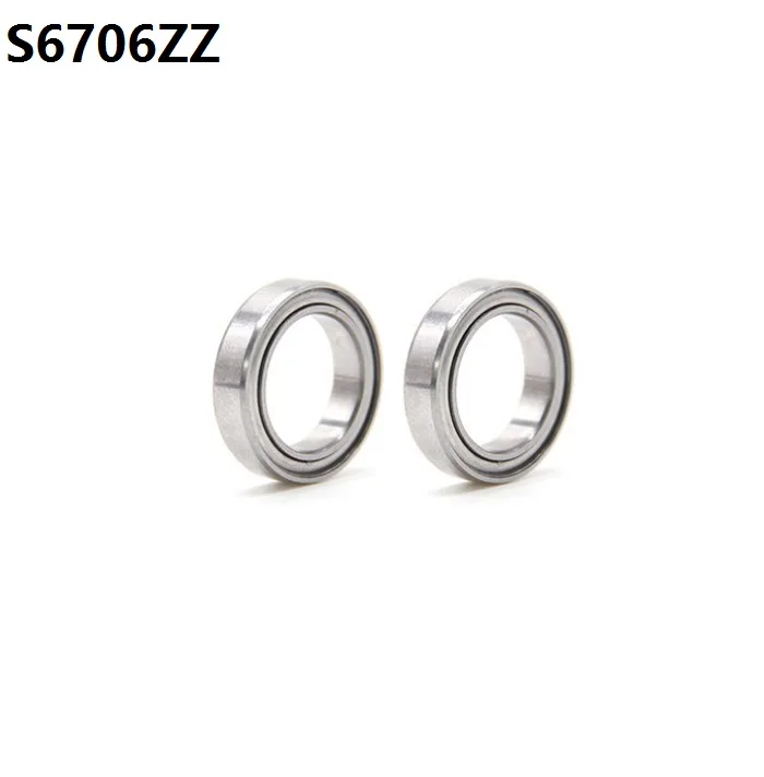 

4pcs/lot ABEC-5 S6706ZZ S6706 ZZ Ball bearing 30*37*4mm double shielded Stainless Steel Deep Groove Ball Bearing 30x37x4mm