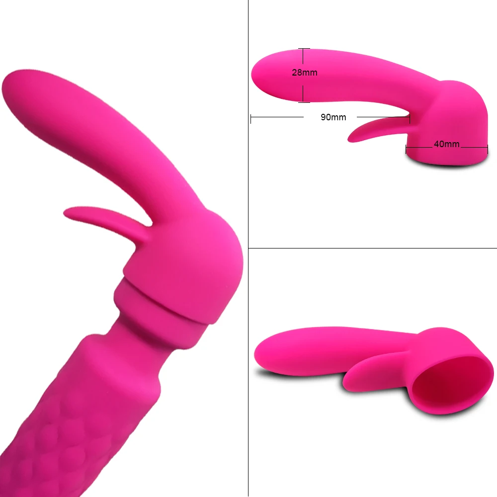 Vibrators Accessory Caps Headgear Hat Extension for Wand Vibrator Sex Toys for Woman Clitoris Stimulator Adult Sex Toy