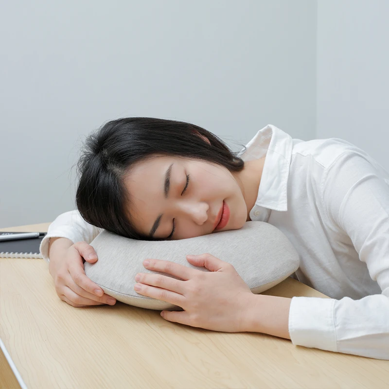 Original 8H U Shape Memory Foam Neck Pillow Antibacterial Portable Travel 8H Eyes Mask Cushion Lunch Break Pillows