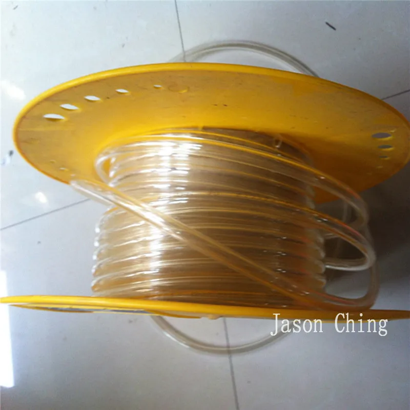 Mangueira pneumática 12mm x 8mm do plutônio do tubo para a pneumática 1 metro de cor transparente