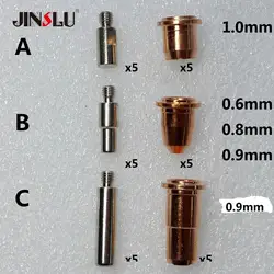 PT-40 Pt 40 IPT-40 PT-60 Pt 60 IPT-60 PD0116 5Pcs + PR0110 5 Stuks Hafnium Oem S45 CUT55 Plasma tip Tips Elektrode