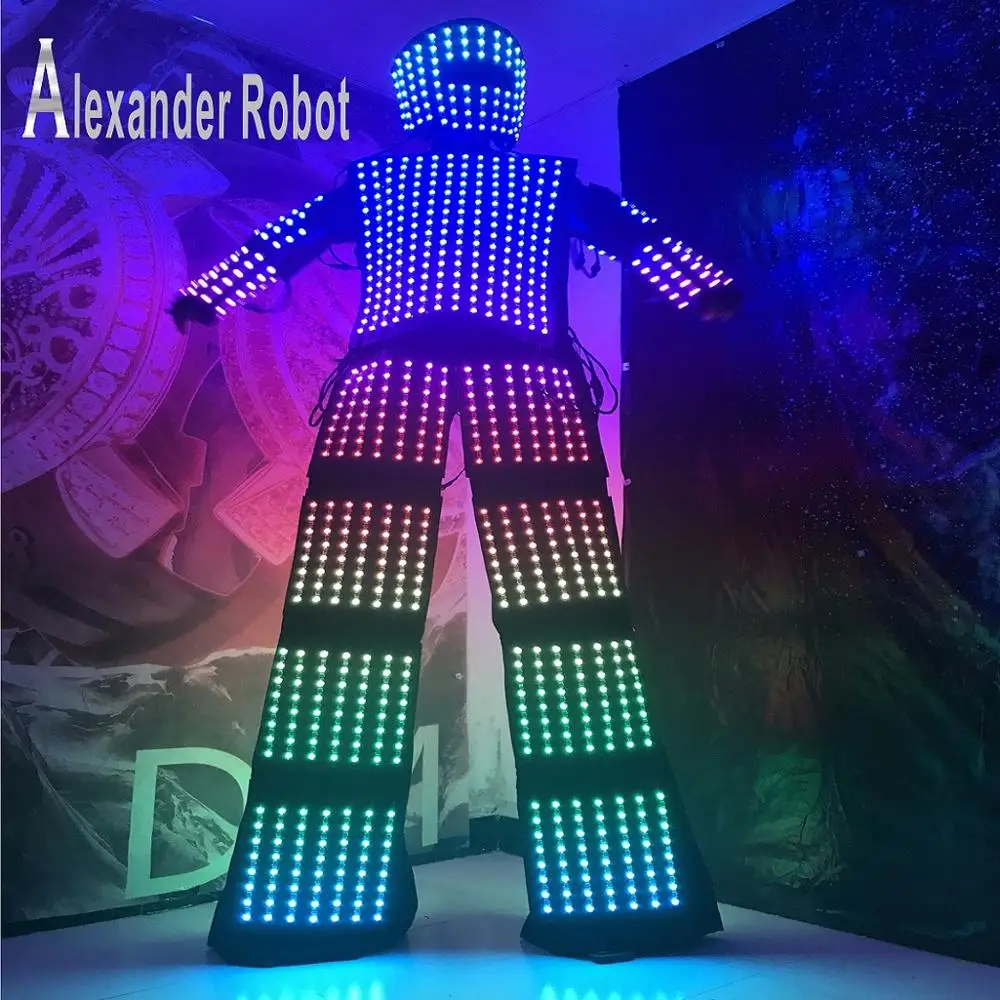 LED  robot suit Costume/LED Clothing/Light suits/ LED Robot suits/ Luminous costume