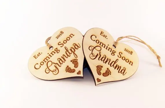 Personalized Wooden Love Heart Tags Engraved Gift Wine Charm Baptism Bridal Shower Tag Rustic Wedding Favors Pregnancy ornament