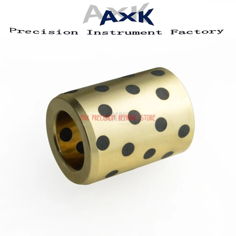Real Rolamentos Thrust Bearing 10x14x30 10*14*30mm  Linear Graphite Copper Set Bearing Bushing Oil Self-lubricating Jdb 10mm