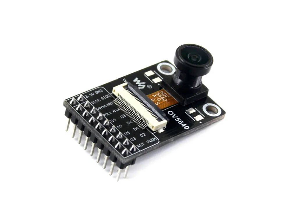 Camera Module Based on OV5640 Image Sensor, 5 Megapixel (2592x1944), Fisheye Lens to Achieve 170 Degree Diagonal