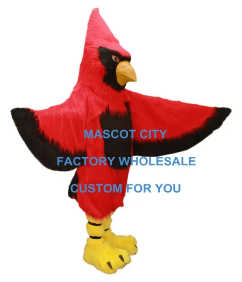 

Professional Customized Cardinal Mascot Costume Birds Mascotte Mascota Outfit Suit Fancy Dress Stage Props Free Ship SW590