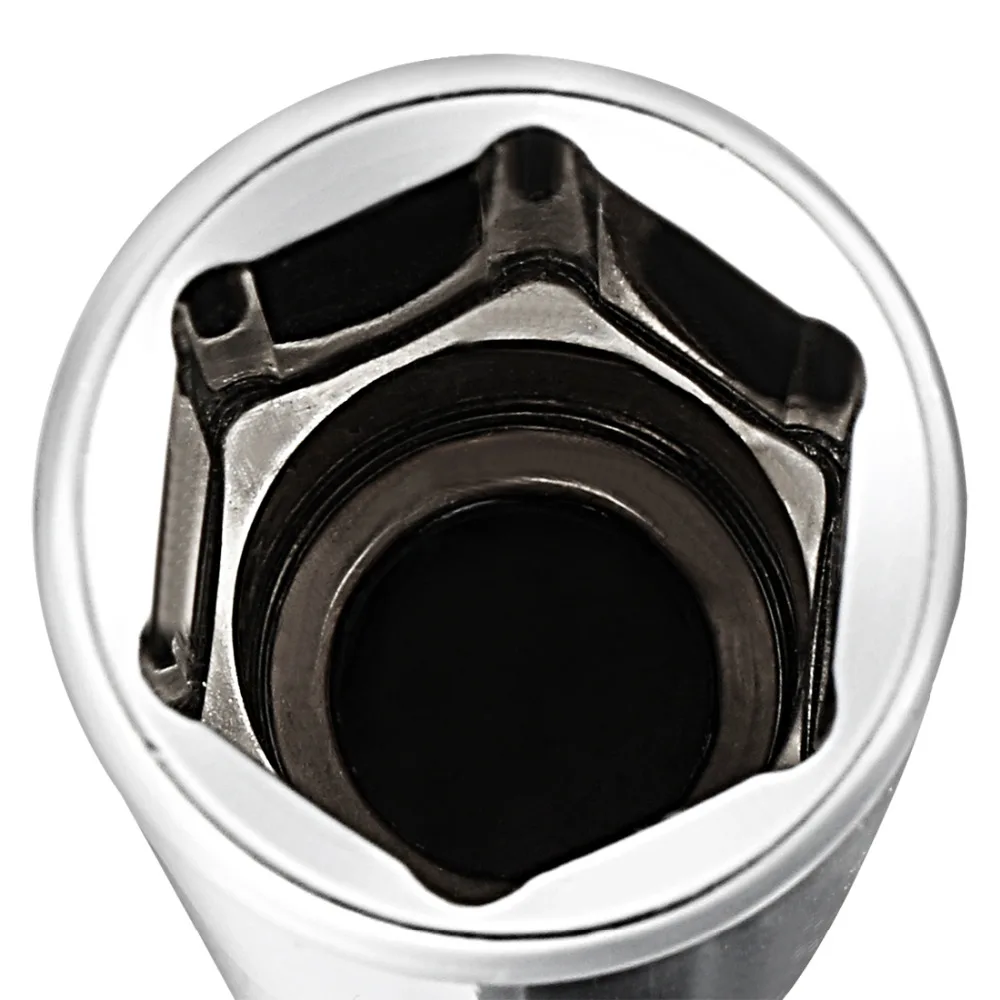 Imagem -04 - Uxcell Peças 6.35 Mm1 Polegada Drive Soquete Profundo de Pontos 10 mm Cr-v para Faça Você Mesmo Reparação Automotiva