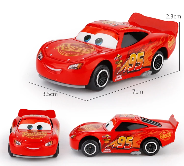 1:64 Disney Pixar Cars 3 Metal Lightning McQueen Black Storm